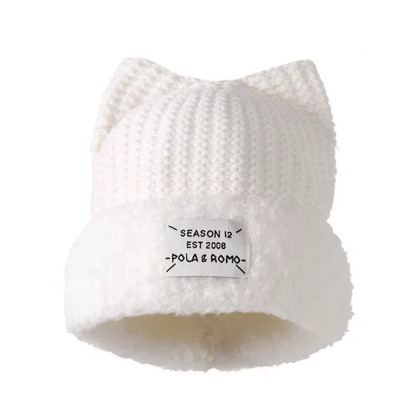 M792 adult cat ears labeled white