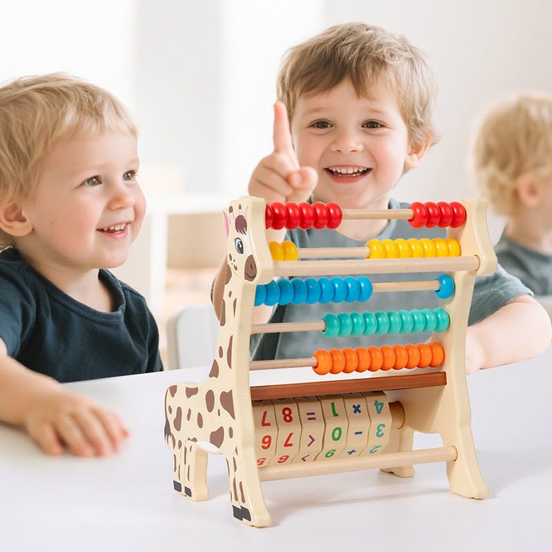 Rack de cálculo jardín de infantes estudiante de escuela primaria matemáticas aritmética palo niños Ábaco adición y resta aritmética educación temprana material didáctico