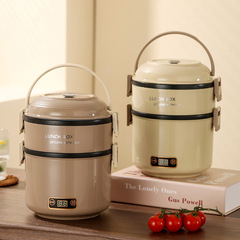 Hiyuga Japanese Heating Lunch Box Large Capacity Multi-function Multi-layer Food Grid Box for Students Commuting Office Portable Car Travel Bento