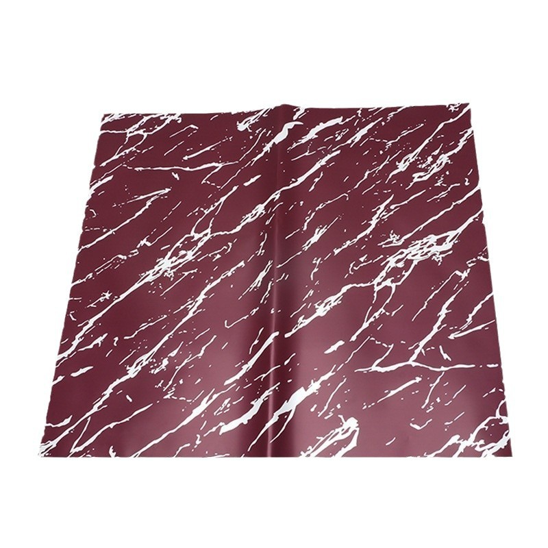Huaxi Ouya Paper Mármol Papel de embalaje de flores Impresión engrosado Papel de flores impermeable Florería Ramo de flores Embalaje floral