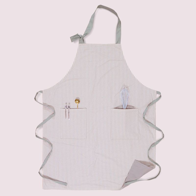 Beige QM001 Collar Stripe