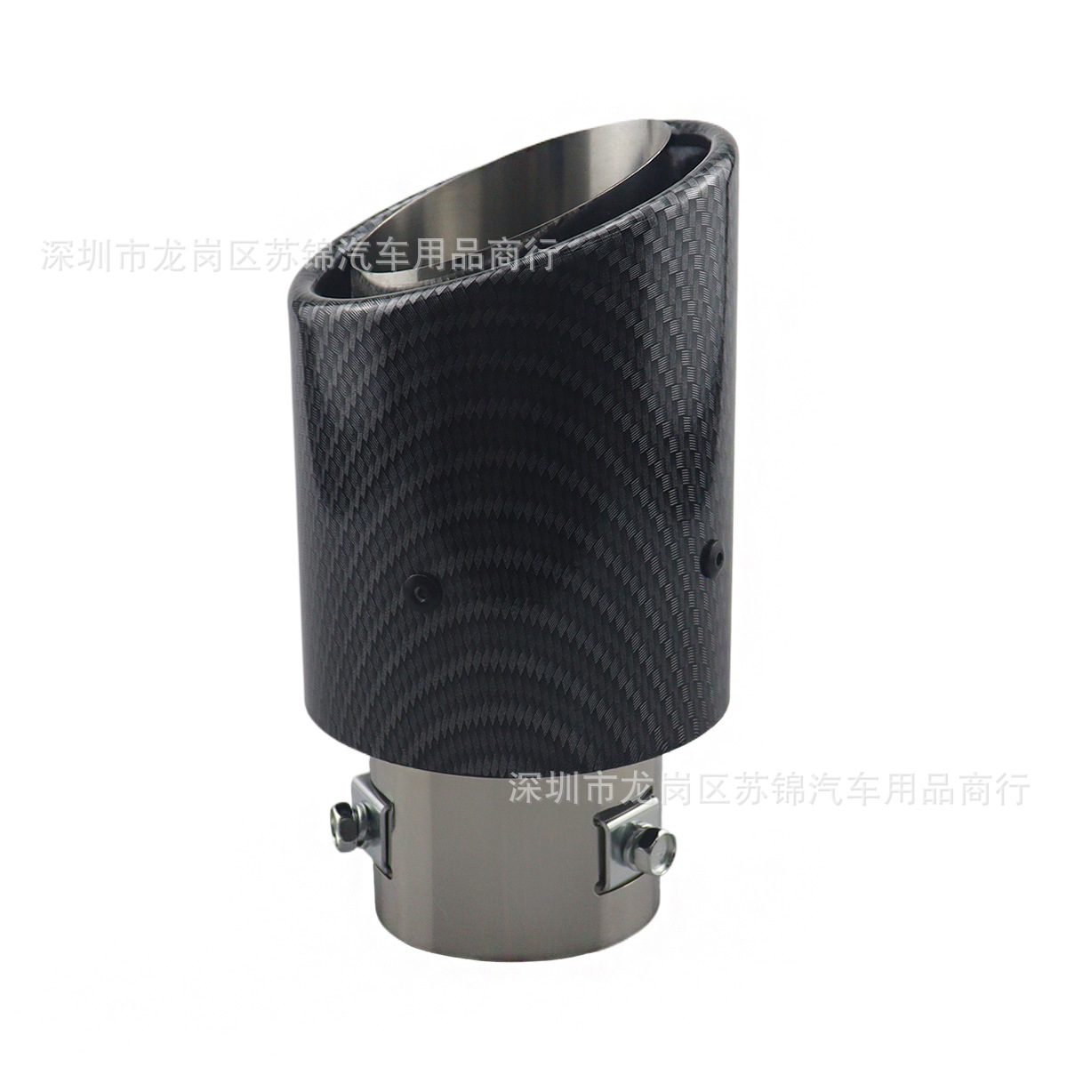 Car Modified Exhaust Pipe Carbon Fiber Tail Pipe Scorpio Exhaust Pipe Muffler Water Transfer Printing Stainless Steel Tail Pipe Tail Pipe