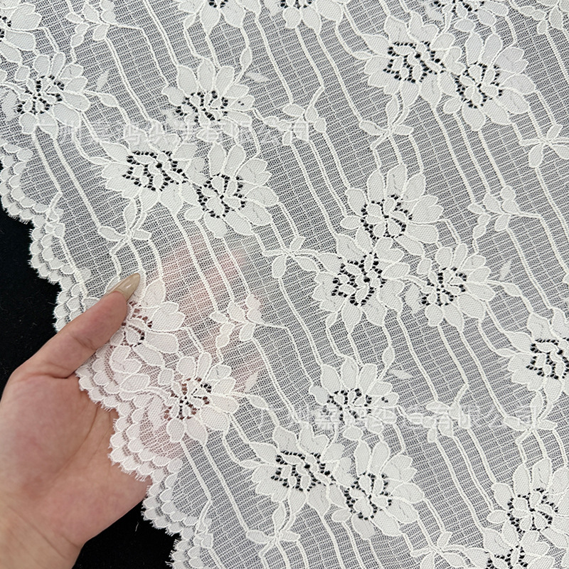 2026 nuevo tejido de encaje elástico chaqueta interior de mujer con fabricantes de vestidos de tela spot