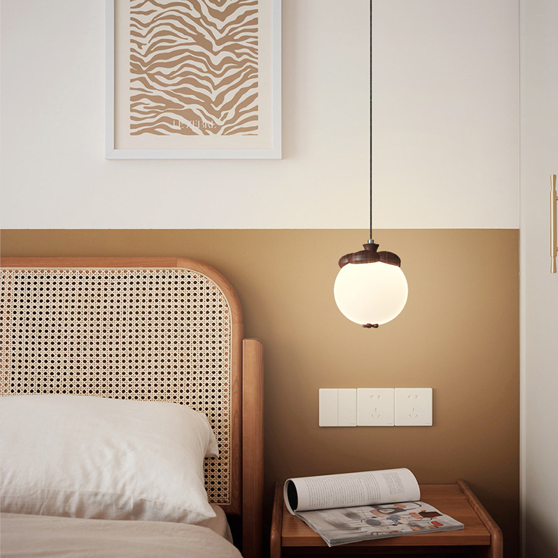 Nuevo estilo japonés Wabiya viento diseño único downlight foco creativo estilo crema B & B restaurante retro barra candelabro