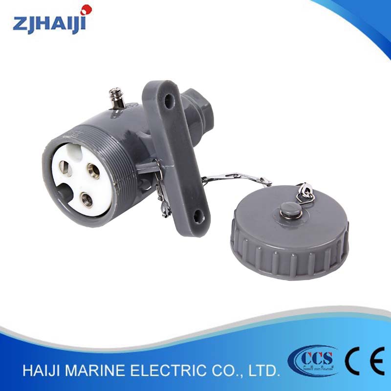 厂家直销 防水 船用尼龙水密插座 CZF2-2