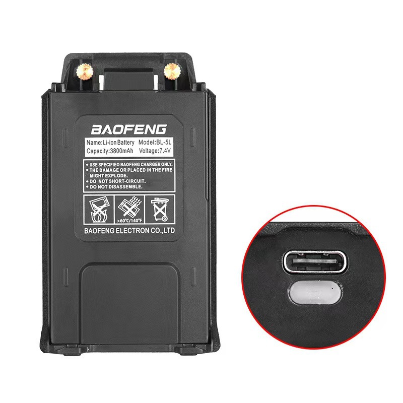 Baofeng 5R batería estándar original 2800mAh baofeng walkie-talkie batería de ventas directas de la fábrica