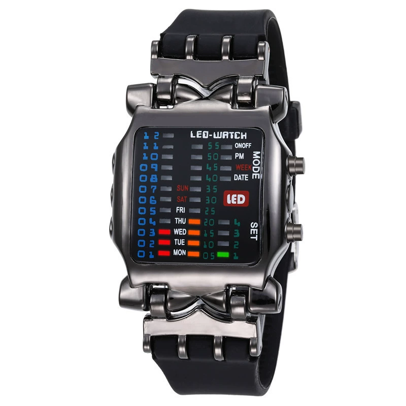 Creative fashionable trend electronic watch, (Physicals)