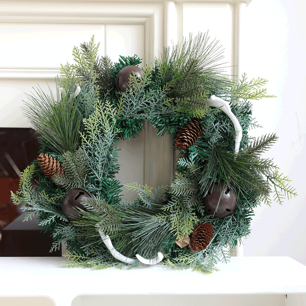 Qingqin transfronteriza decoraciones navideñas puerta guirnalda rodajas de limón decoración guirnalda navideña decoración de primavera al por mayor