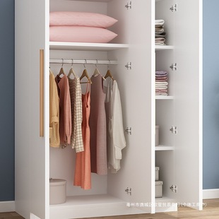 Q & Wardrobe Home Bedroom Modern Simple Rental Room Economical Small Apartment Solid Wood Storage Children's Jane