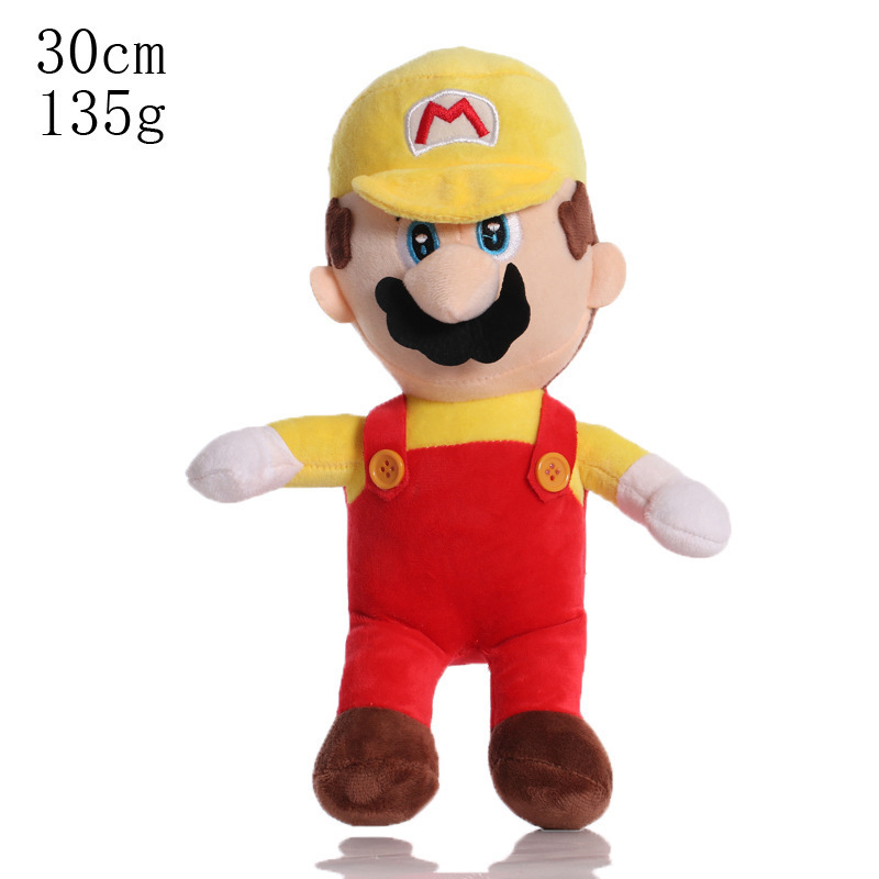 批发Super Mario玛丽马里奥蘑菇毛绒公仔玩偶8寸抓机娃娃|undefined