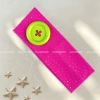 FF458-11 Rose Red Gypsophila (Green Button)
