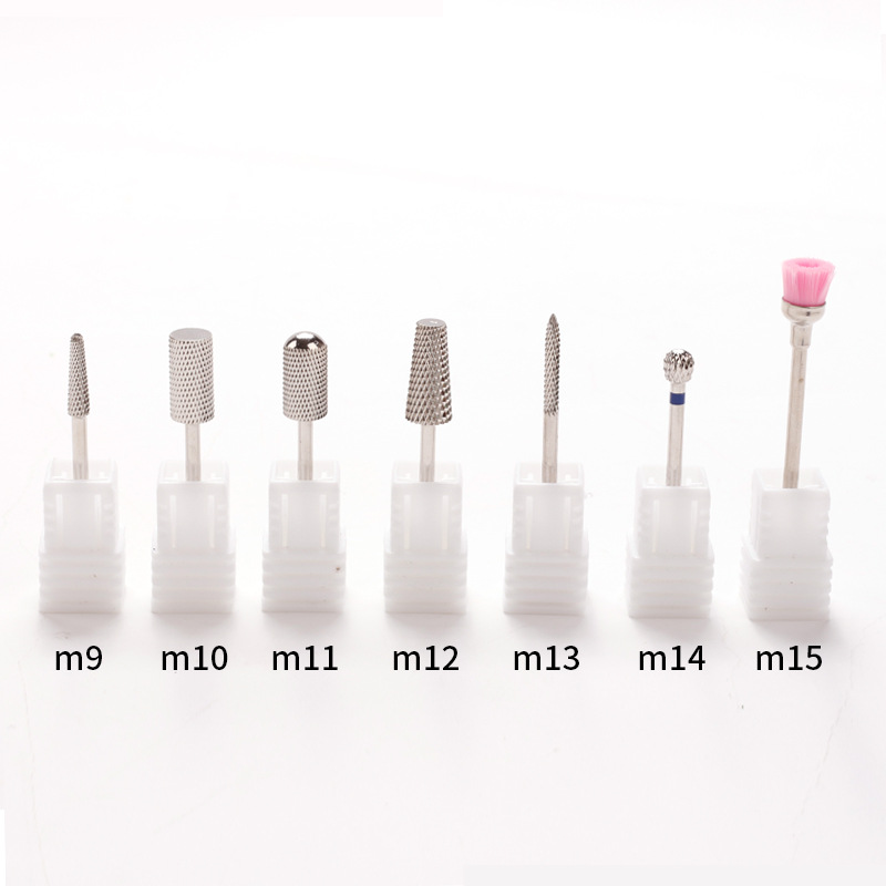 Ventas transfronterizas de uñas de aleación de tungsteno de acero conjunto de cabeza de molienda, máquina de molienda especial de herramientas de cepillo de cabeza de molienda 7 conjuntos