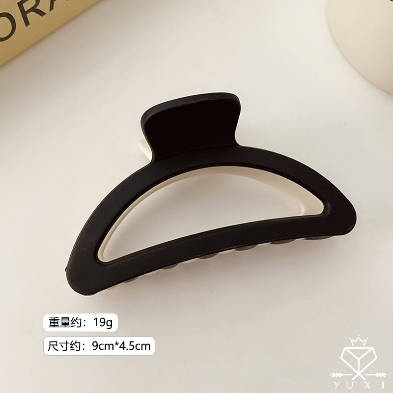 Horquilla de nuevo clip de la cabeza retro francés horquilla updo clip de pelo lindo clip de tiburón de doble cara accesorios para el cabello japonés y coreano