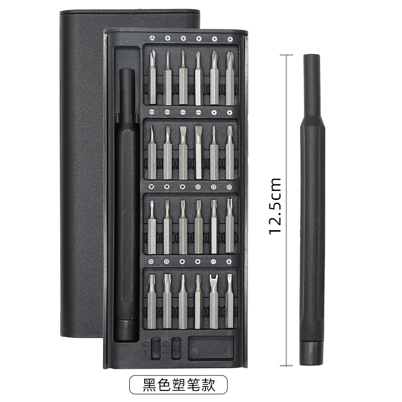 Juego de destornilladores multifunción 25 en uno destornilladores manuales Herramientas de hardware para el hogar Juego de reparación de cabezales de precisión