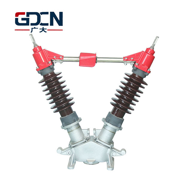 浙江广大 供应陶瓷硅胶10KV35KVGW5户外高压隔离开关带接地电