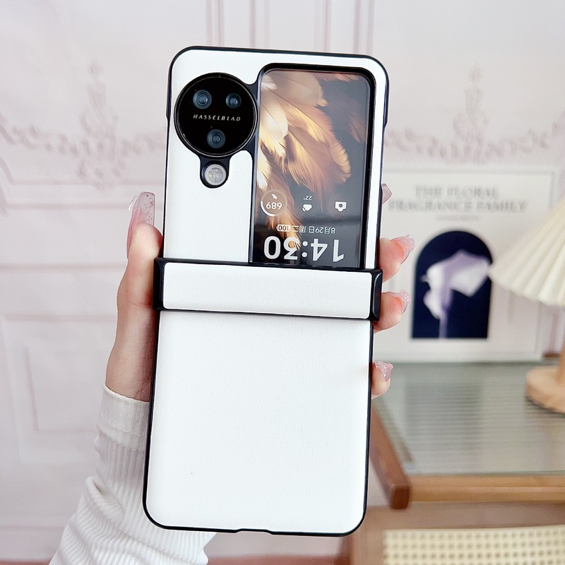 Oppo find n3 flipを適用した新型モランディ純色皮紋三段シンプルな携帯ケース|undefined