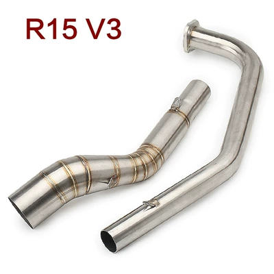 Motorcycle modified exhaust pipe front Exhaust pipe - b-r15-v3
