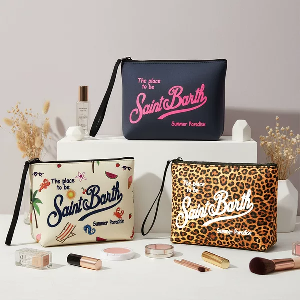 Cross-Border Spot Wholesale European and American Women's Bags Portable Women's Storage Bags Toiletry Bags Diving Material Waterproof Cosmetic Bags