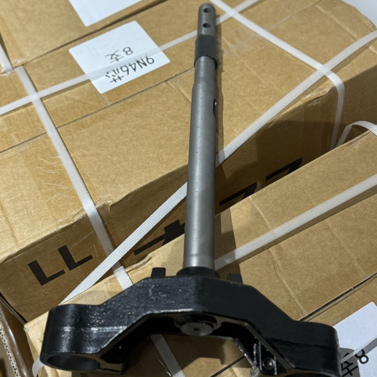 铸造46芯6061三星柱九号电动车E/N/M/小牛N带倾角200开档方向柱