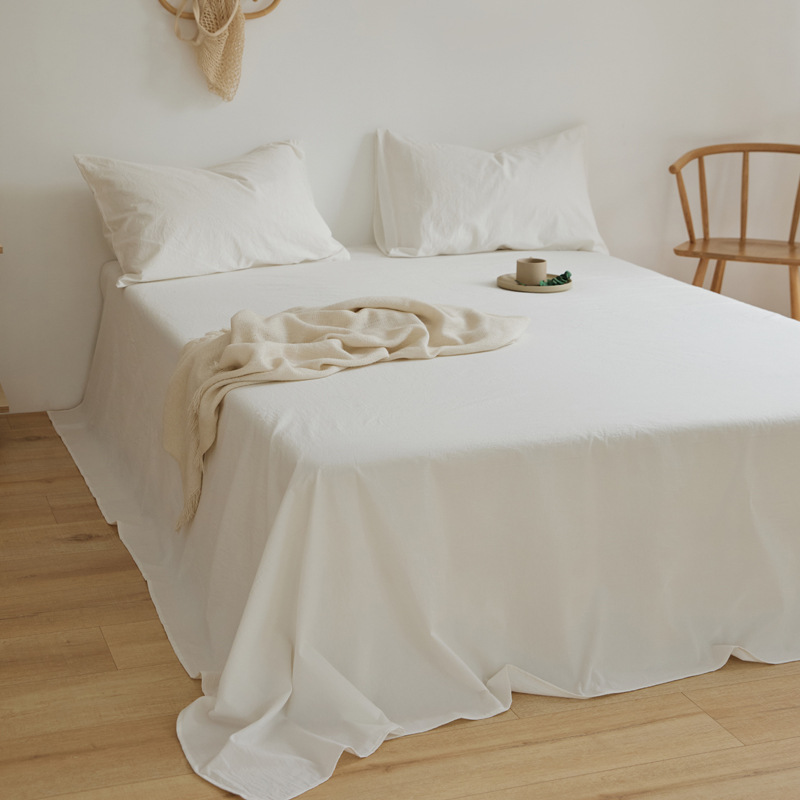 100 sábanas de algodón de color sólido sábanas de algodón dormitorio sábanas dobles individuales sábanas de piel de padres