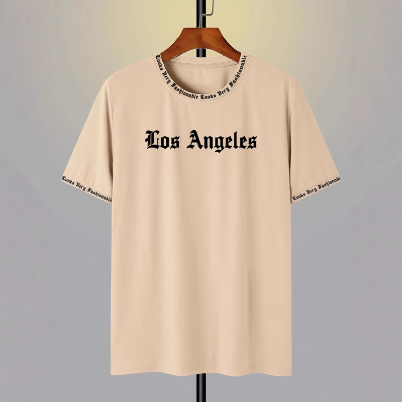 国境を越えた男性カジュアルプリントtシャツ欧米の大サイズアマゾンの新しい通気性ニット上着卸売りブーム|undefined