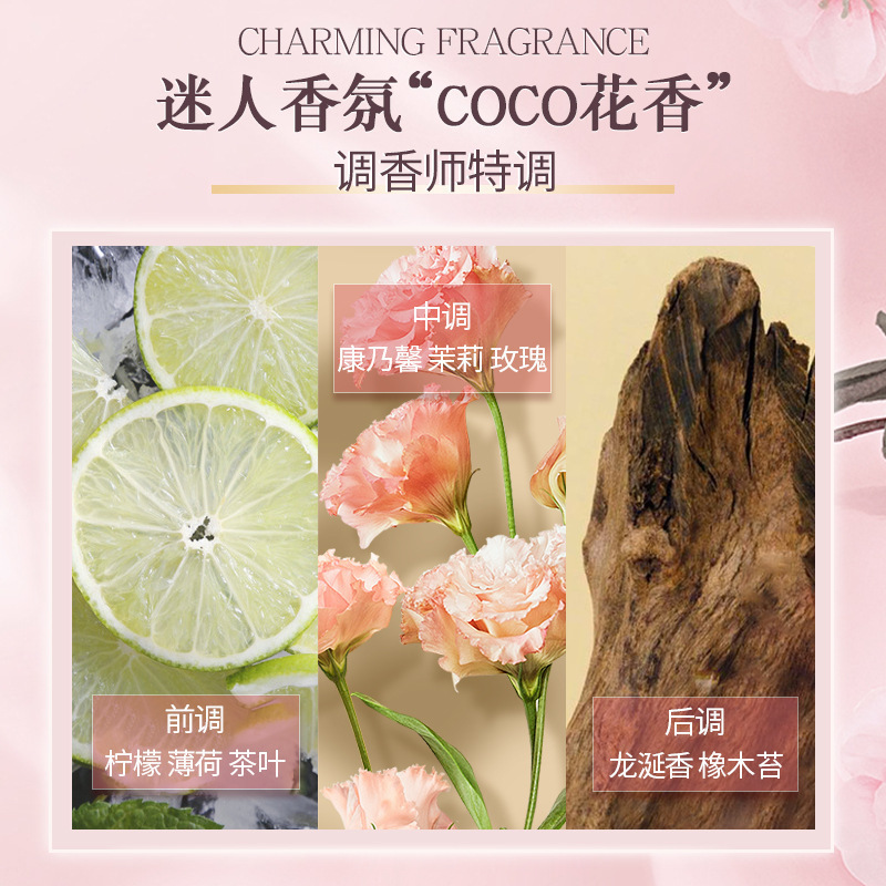 胖东来coco香氛洗发水去屑止痒沐浴露香水型持久留香控油套装正品|undefined