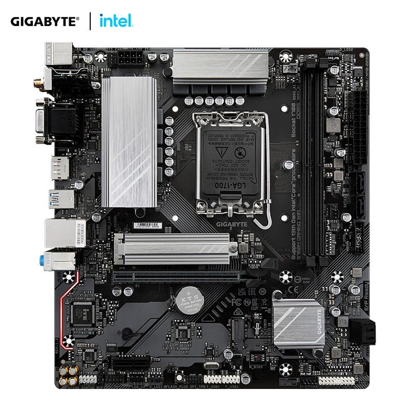 Подходит для материнской платы Intel Gigabyte B760M Gaming WiFi, поддержка процессоров 12/13/14‑го поколений