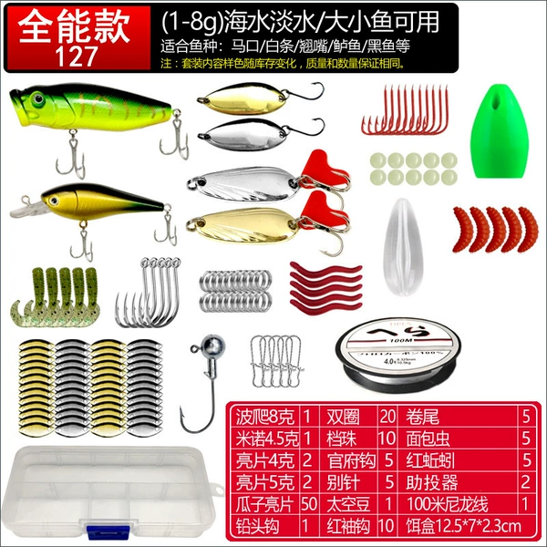 Set, 127 pieces, 150 gram