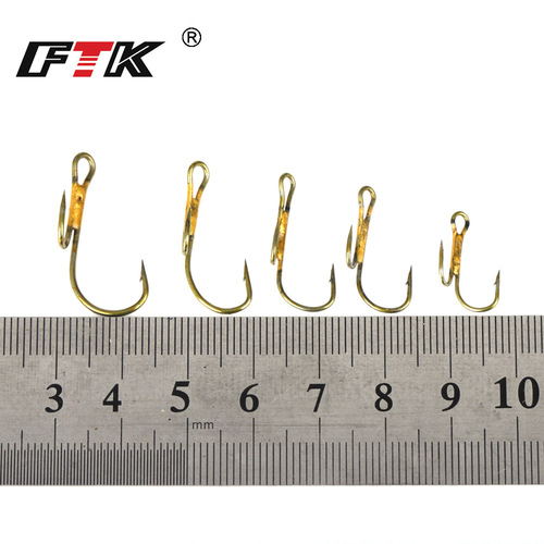 FISHKING Brown High-Low Foot 20-piece Largemouth Bass Hooks Dual Anchor Hook 2X Reinforced Special Anchor Fishing Hook Factory Wholesale