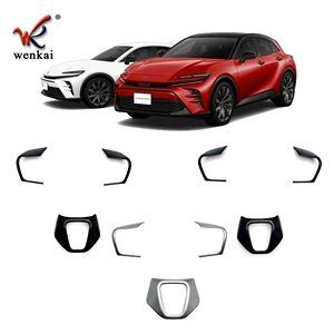Toyota 23 CROWN CROWN SPORT Sükan Düyməsi Parlaq Çərçivə Yaması