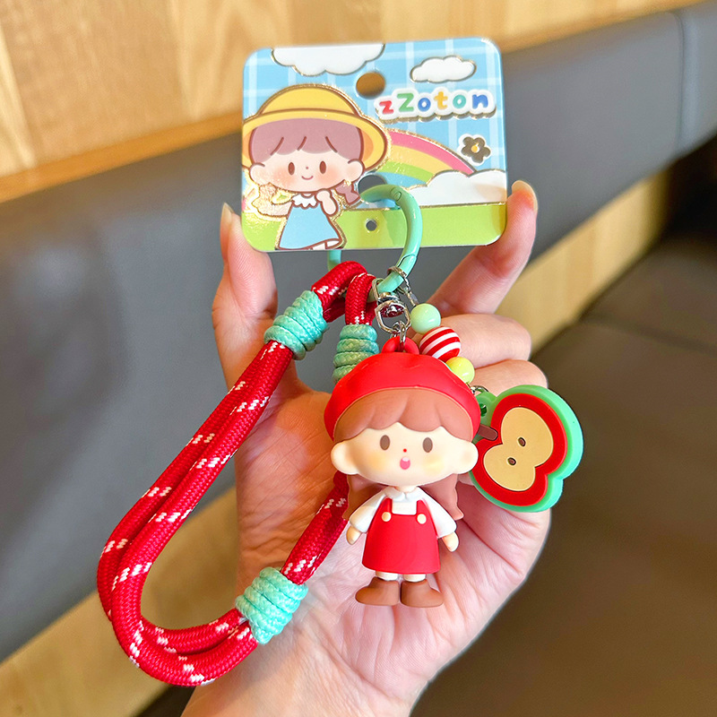 Offizieller Schreibtischkönig, Traumtagebuch, Schlüsselanhänger, Cartoon-Puppe, Mädchen, exquisiter Rucksack-Anhänger_voghion.com