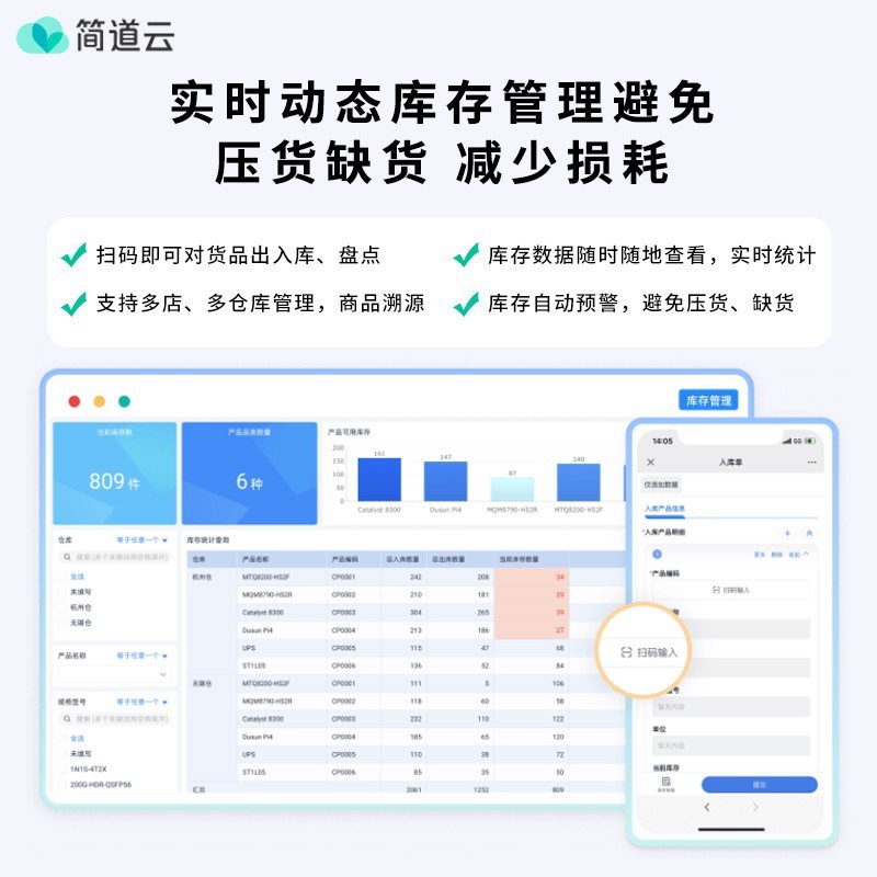 简道云云进销存管理软件销售订单仓库出入库采购财务管理免费试用|undefined