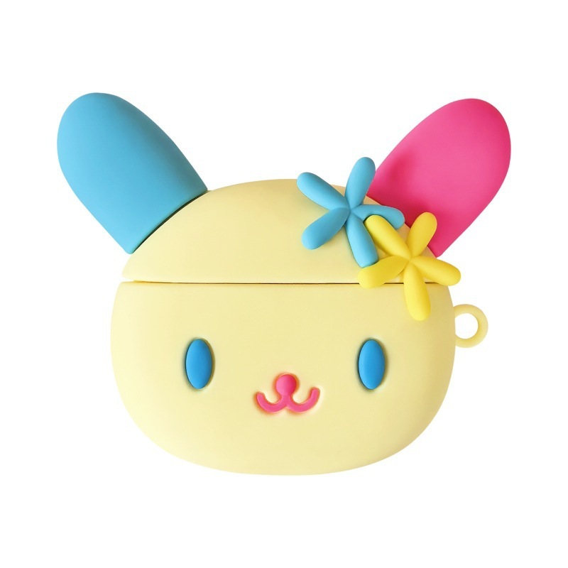 フラワーバニー airpods pro Apple Bluetooth ヘッドフォンケース 2/3/4 世代漫画サンリオ保護カバーかわいい|undefined