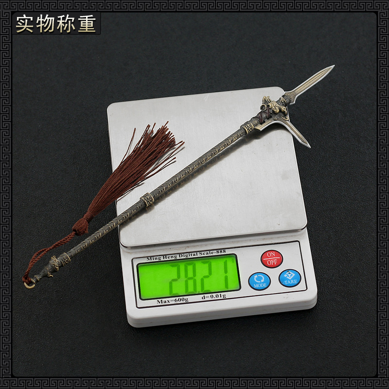 三国兵器古代兵器谱迷你十八般武器模型刀古代长戈戟斧叉手办摆件-阿里巴巴