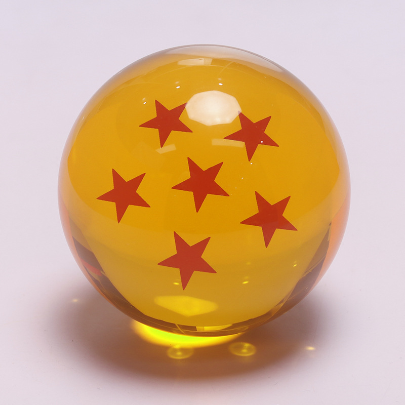 Suministro disponible de figuras de resina de Dragon Ball, adornos de bolas de resina, figuras de juguete de Dragon Ball de siete estrellas, regalos creativos.