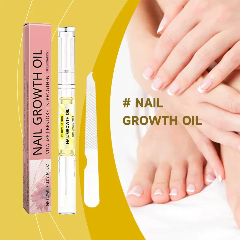 手足指甲生长液增厚修复受损护甲营养油Nail Growth Oil跨境外贸