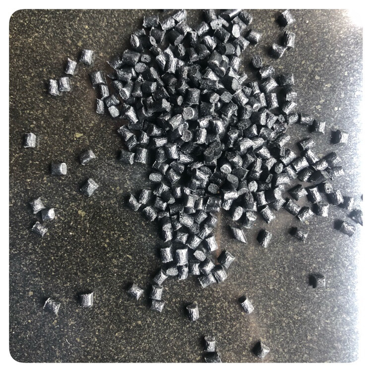 现货直供PA66黑色增强耐温好再生回料塑料粒子