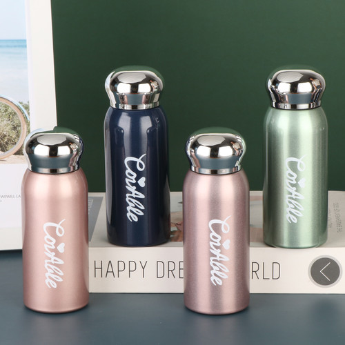 Fashion Goddess Pocket Insulated Cup, 304 Electroplated Stainless Steel Cross-border Mini Girl Water Cup Insulated Cup