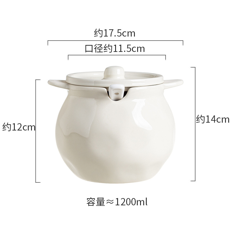 1200ML 라드 캔 커스터드 핸드 핀치