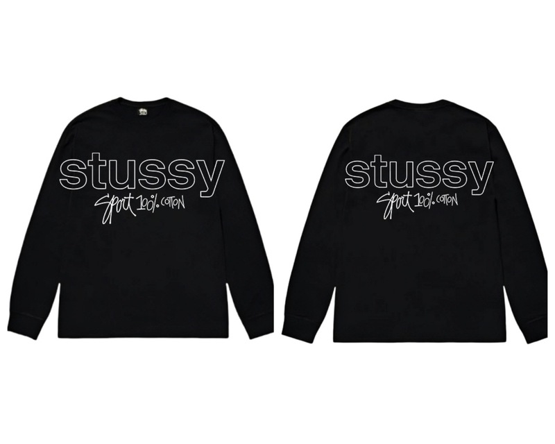 stussy斯图西2025新款男女长袖长恤秋季男女宽松260g重磅高品质|undefined