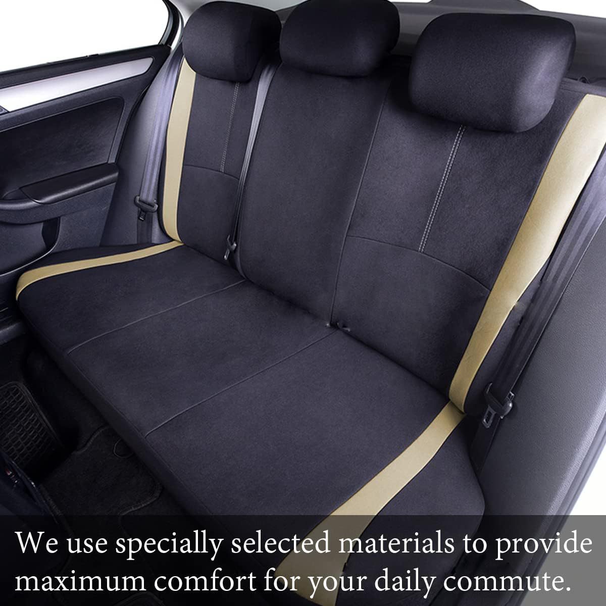 Universal Cross-Border Foreign Trade Car Seat Cover Factory for Mexico, Temu, Europe, America, and Russia, with Vertical Stripe and Pressed Waistline Design