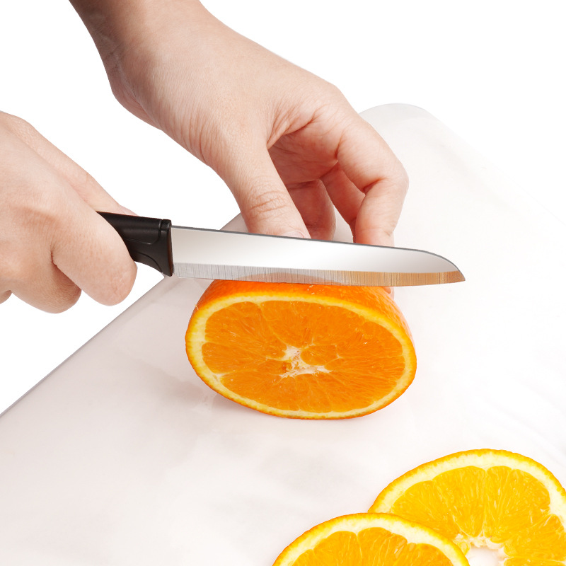 Cuchillo de frutas cuchillo de peeling cuchillo de cabello con manga cuchillo de frutas cuchillo de acero inoxidable cuchillo combinado de regalo al aire libre image 4