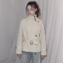 米兰薄款立领显瘦风衣
