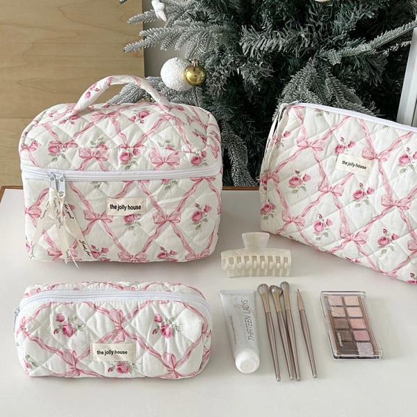 With bow, fuchsia