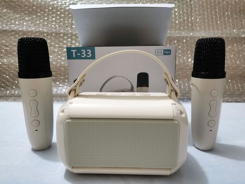クロスボーダー爆金T33 bluetoothスピーカー無線マイク子供歌音響家庭KTV屋外便利式|undefined
