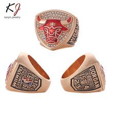 跨境篮球NBA 1993芝加哥公牛队乔丹总冠军戒指球迷收藏纪念品指环