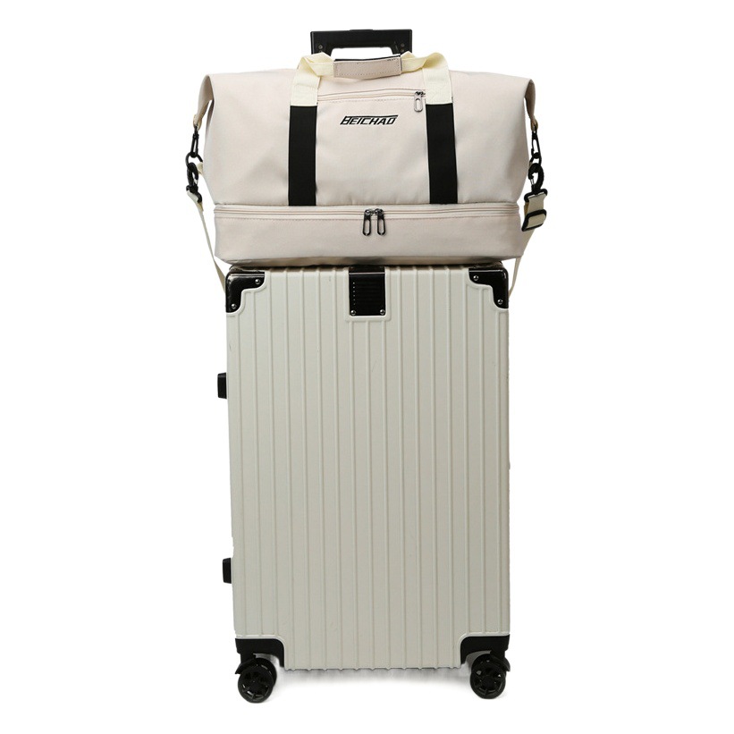 Bolsa de viaje de gran capacidad con compartimento independiente para zapatos