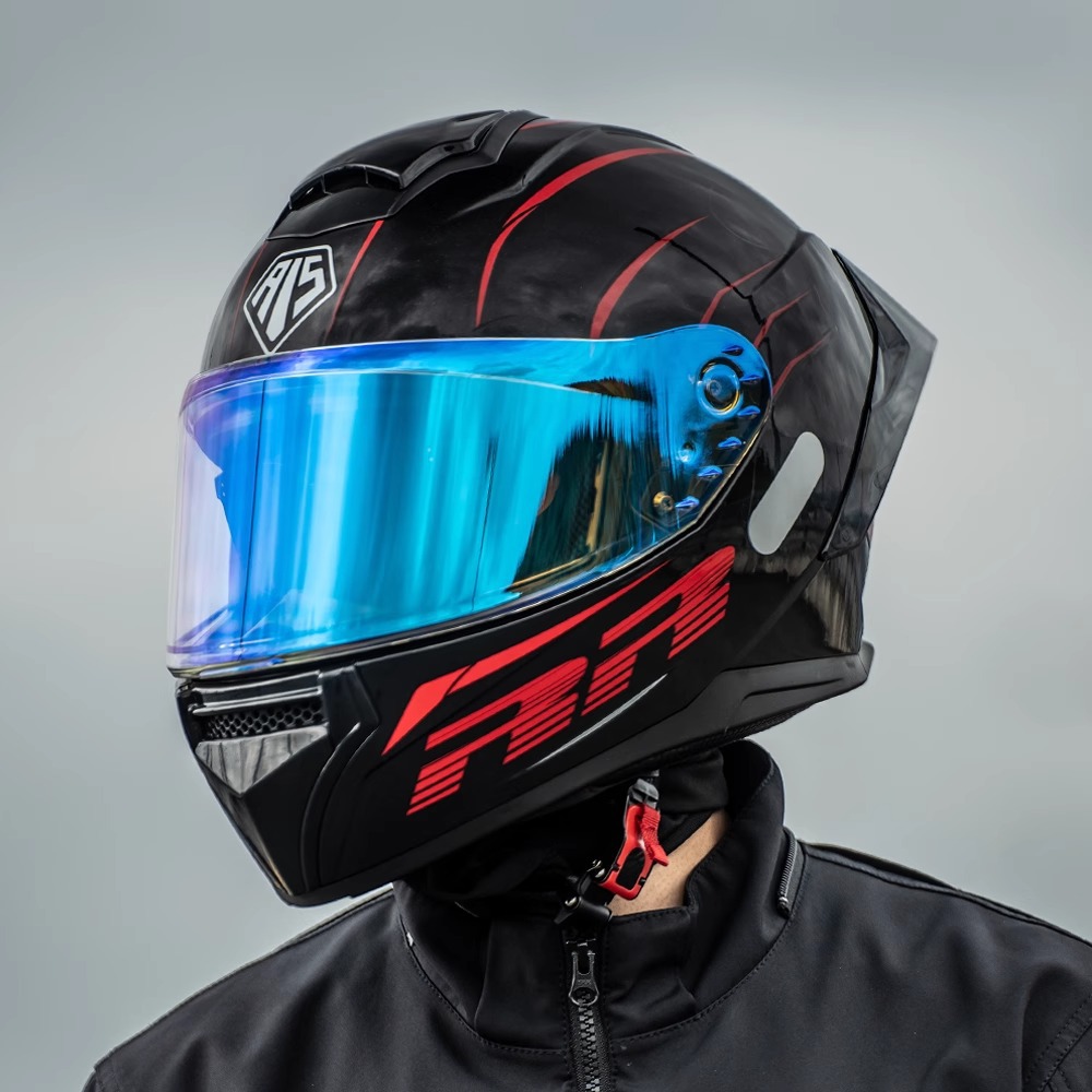 Casco Lion masculino motocicleta casco completo locomotora de defensa femenina cuatro estaciones casco de montaje universal 3C certificado gran cola