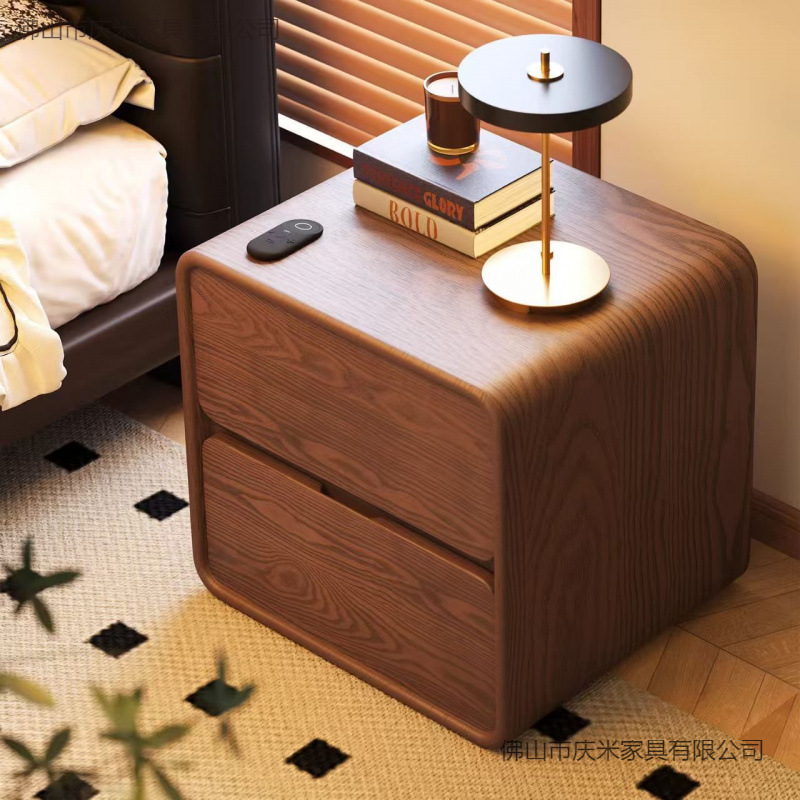 Exquisite Small Bedside Table for Home Bedroom 2025 New Small Medieval Cream Style Modern Simple Bedside Storage Cabinet