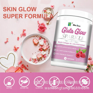 �������Q Gluta Sparkle Glow Sachet Collagen Peptides Powder